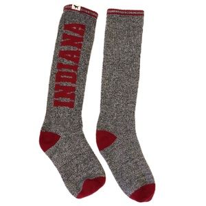 PINK Indiana Collegiate Collection Tube Socks